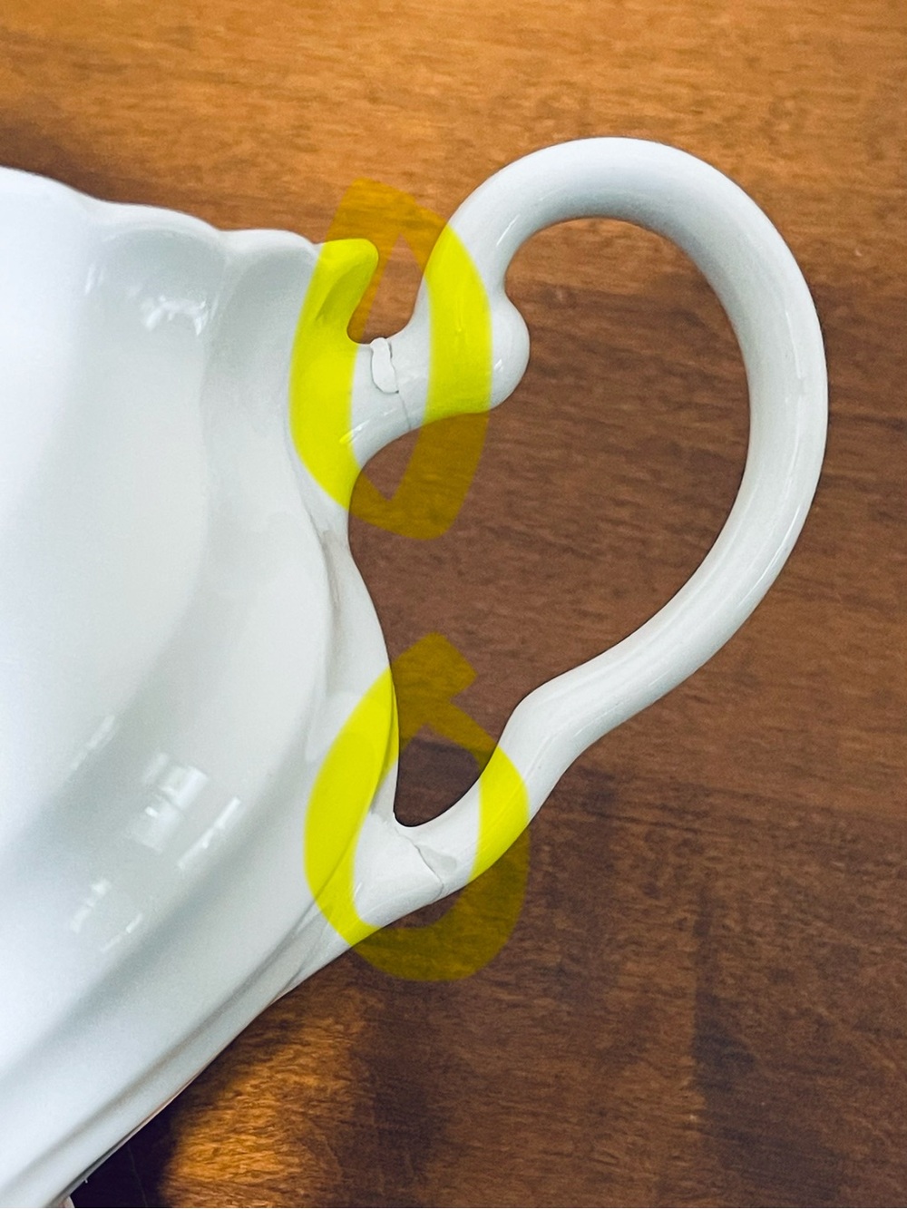 Johnson Brothers Regency Snowhite Patten Earthenware Creamer Swirl Made England - Picture 10 of 12
